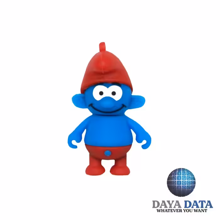 فلش مموری فانتزی دایا دیتا  اسمورف مدلPC1016-17 ظرفیت32GB-USB2 رنگ قرمز