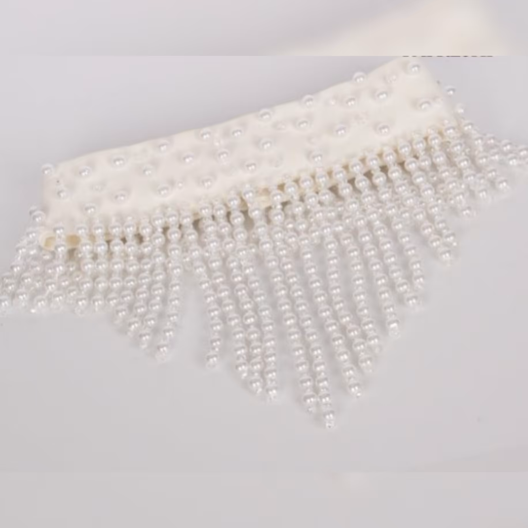 یقه فانتزی مخصوص عروس خانمها وکسانی که دوست دارند لباس مجلسی  شیک تری داشته باشندقبل ازخریدباماگفتگوکنید