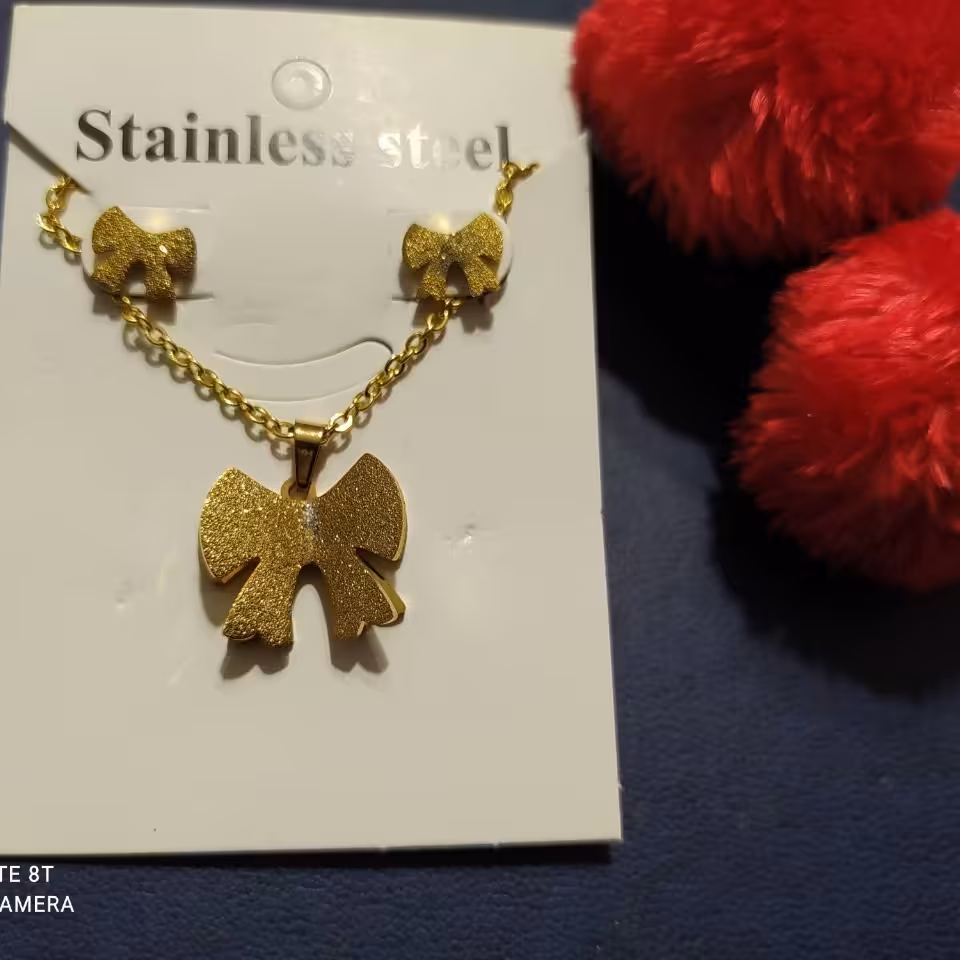 نیم ست شنی طرح پاپیون