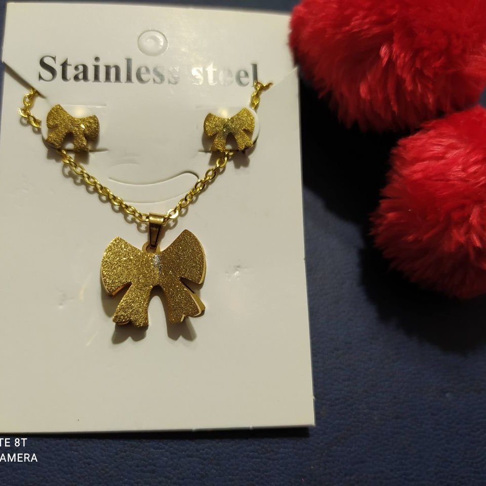 نیم ست شنی طرح پاپیون