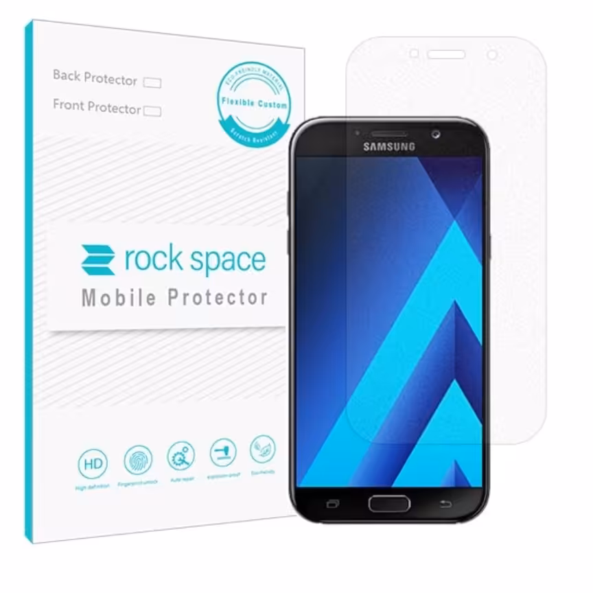 گلس مات نانو و ضد ضربه گوشی سامسونگ A720 برند راک اسپیس

