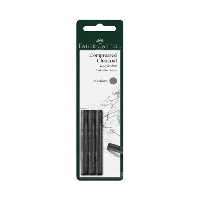 ذغال فشرده 3 عددی متوسط (Medium) فابر کاستل FABERCASTELL