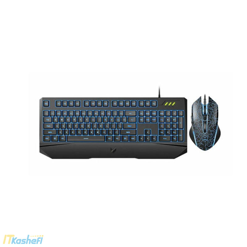 قیمت و خرید کیبورد و موس گیمینگ رپو |KEYBOARD &MOUSE RAPOO GAMING COMBO V120 - آی تی کاشفی