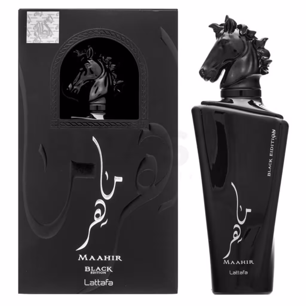 دکانت 3 میل لطافه ماهر بلک  ادیشن Lattafa Maahir Black Edition