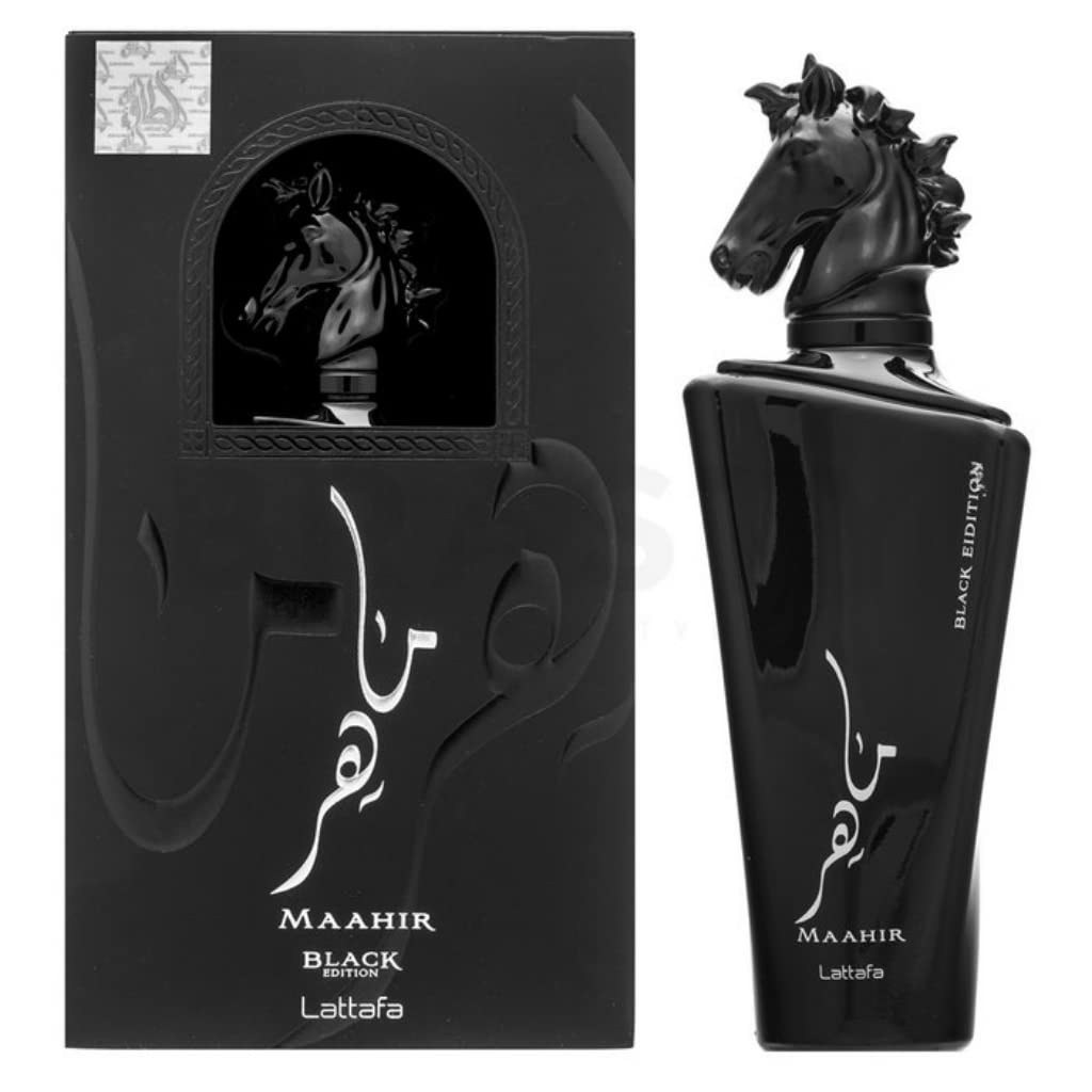 دکانت 3 میل لطافه ماهر بلک ادیشن Lattafa Maahir Black Edition