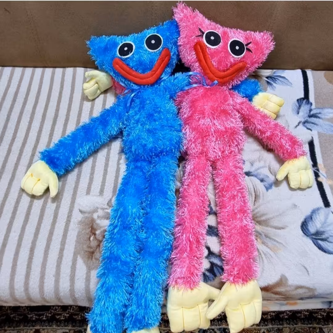 عروسک هاگی واگی و کیسی میسی ارتفاع 70 سانتیمتر مجموعه 2 عددی