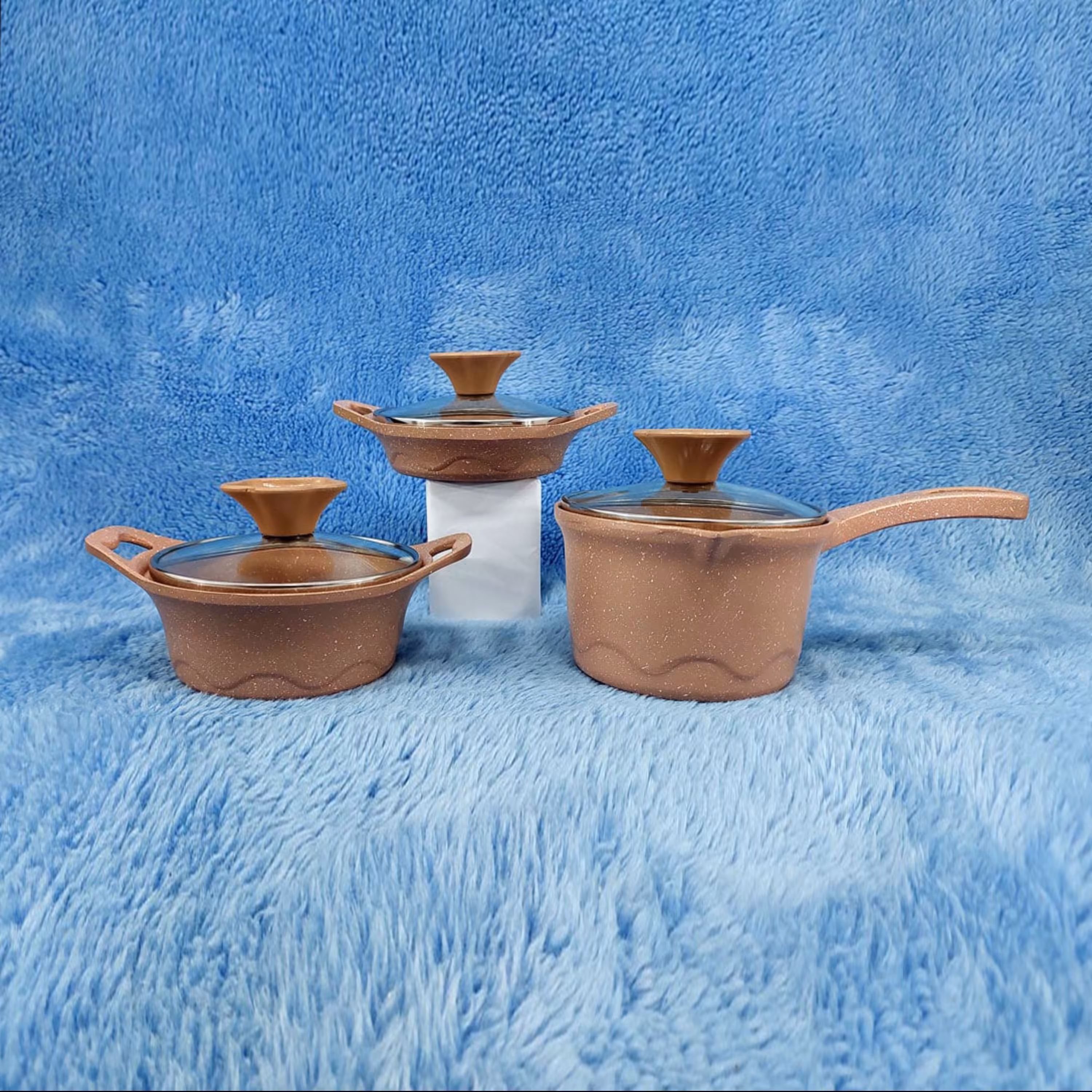 ست قابلمه 6 پارچه سیسمونی نوزاد برند پیلو کرم