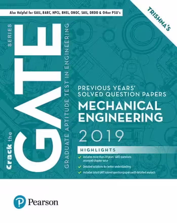 󾕇 دانلود کتاب Gate 2019 Mechanical Engineering Previous Years' Solved Question Papers, 2019 - دانلود کتاب های دانشگاهی