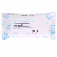 دستمال مرطوب ضدباکتری روشن و پاک‌کننده دست و صورت بیول 10 برگ