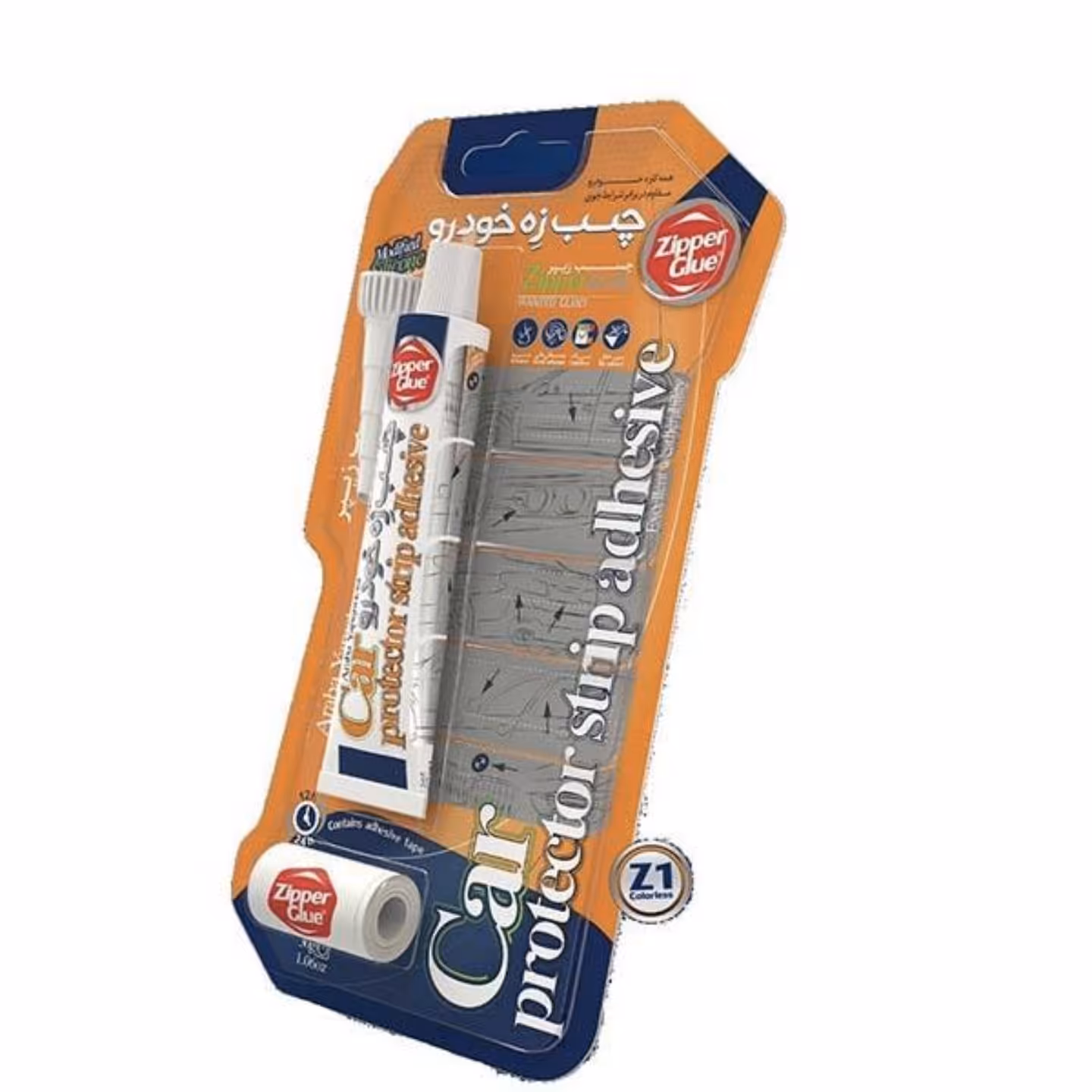 چسب زه خودر زیپر همه کاره خودرو