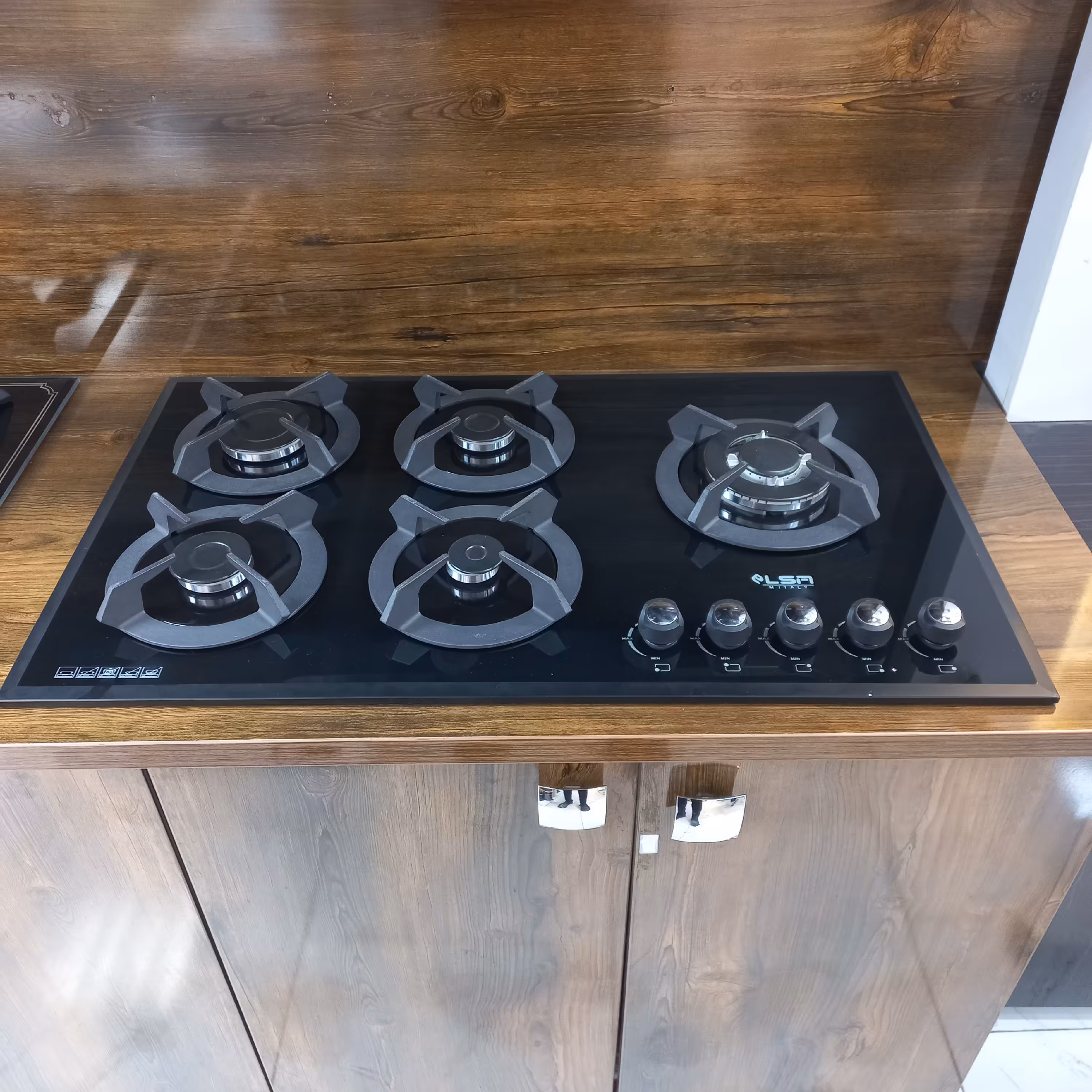 گاز صفحه ای ایتالیایی مدل529شیشه ده میل السا(ارسال رایگان)