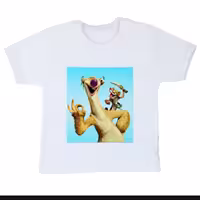 تیشرت عصریخبندان  کارتون مورد علاقه  کودکان 