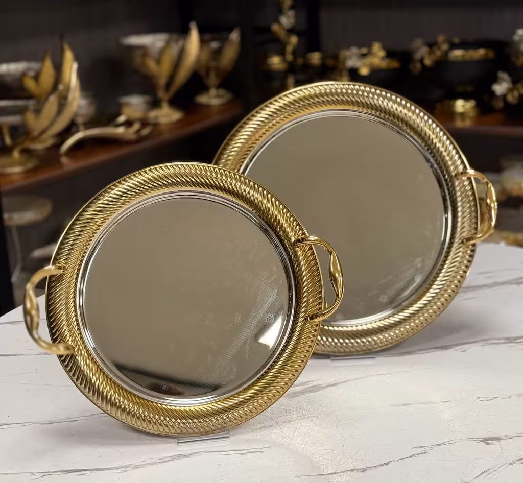 سینی استیل 2 سایز وارداتی