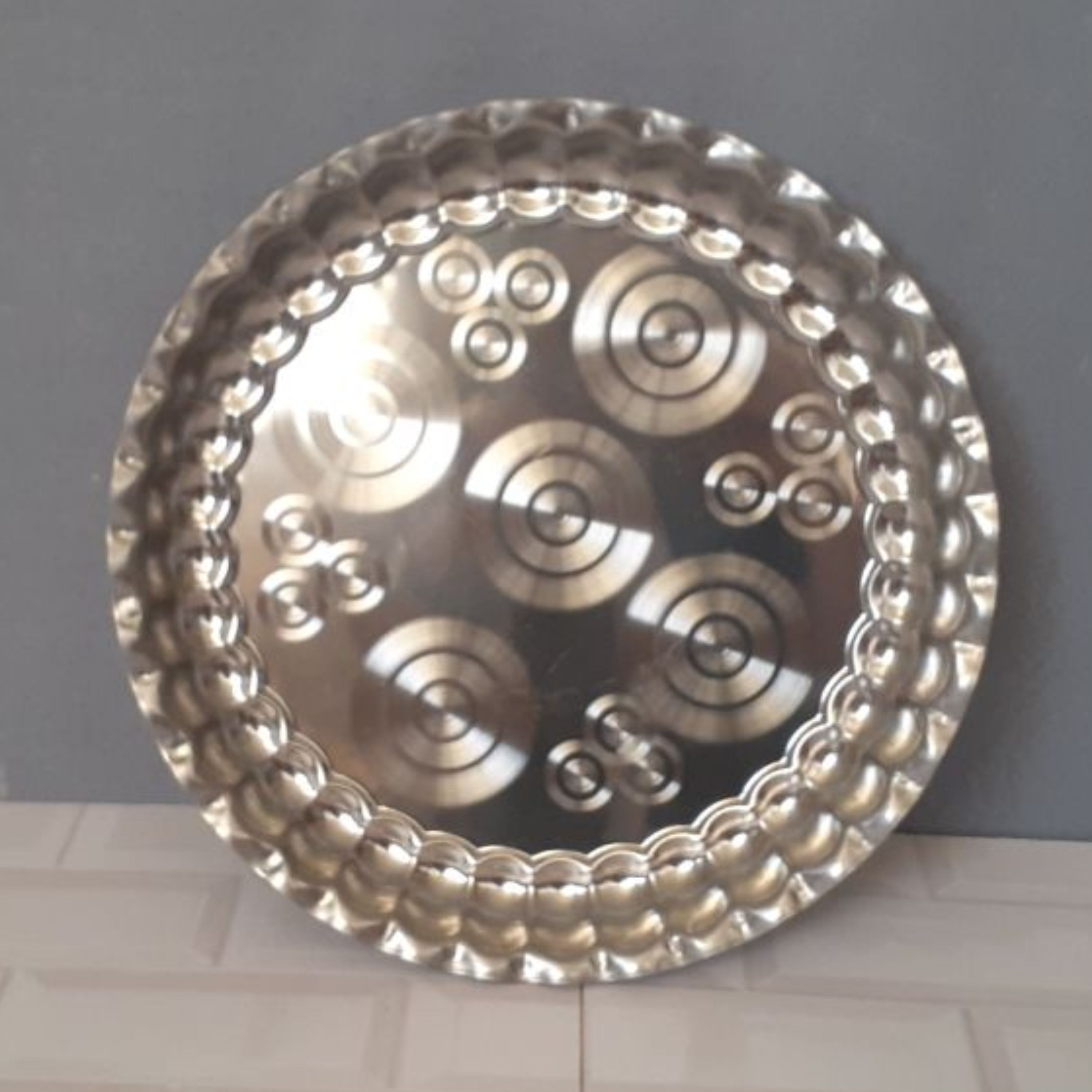 سینی استیل لبه کنگره سایز 36 ابکاری باکیفیت و مقاوم مخصوص پذیرای