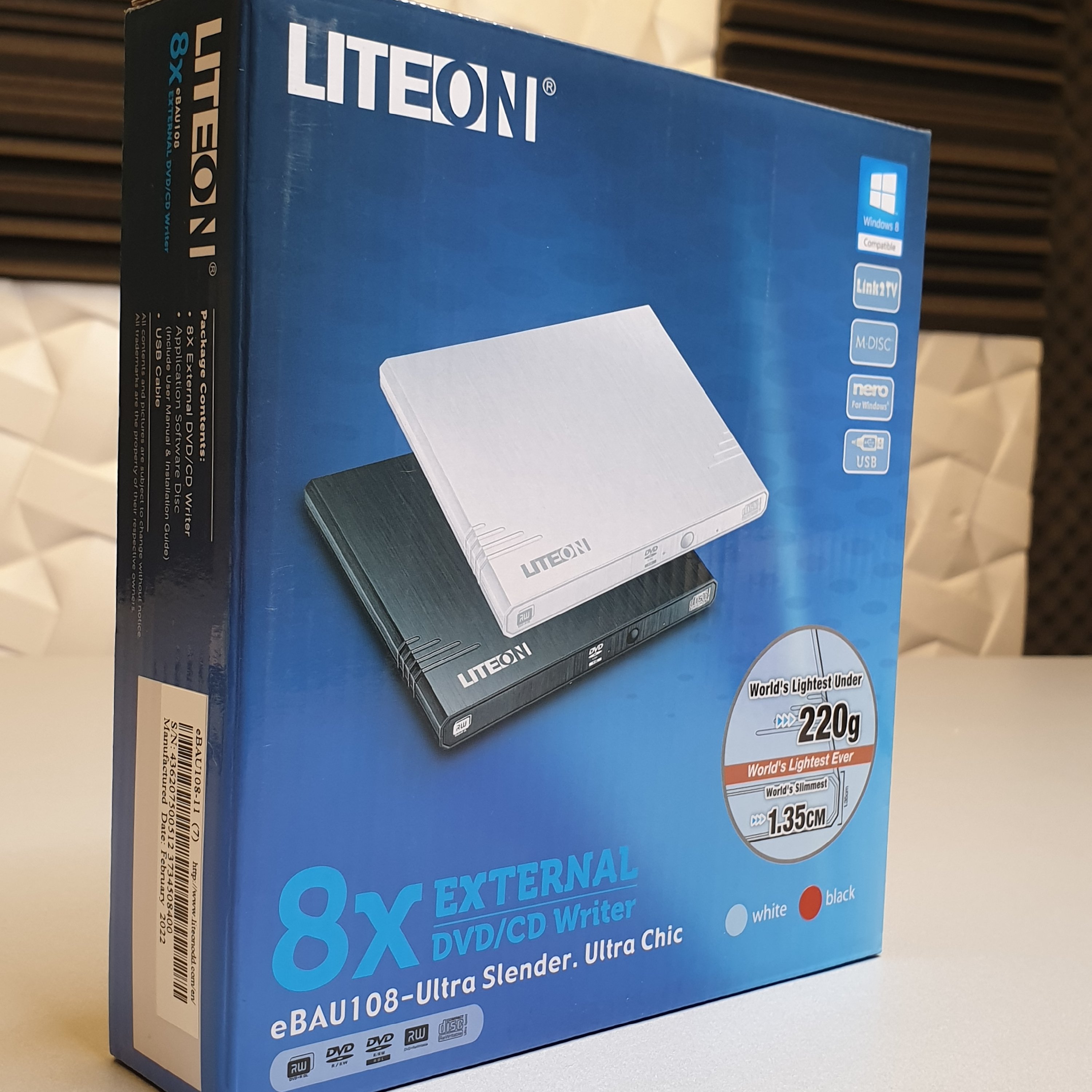 درایو DVD اکسترنال لایت آن مدل eBAU108