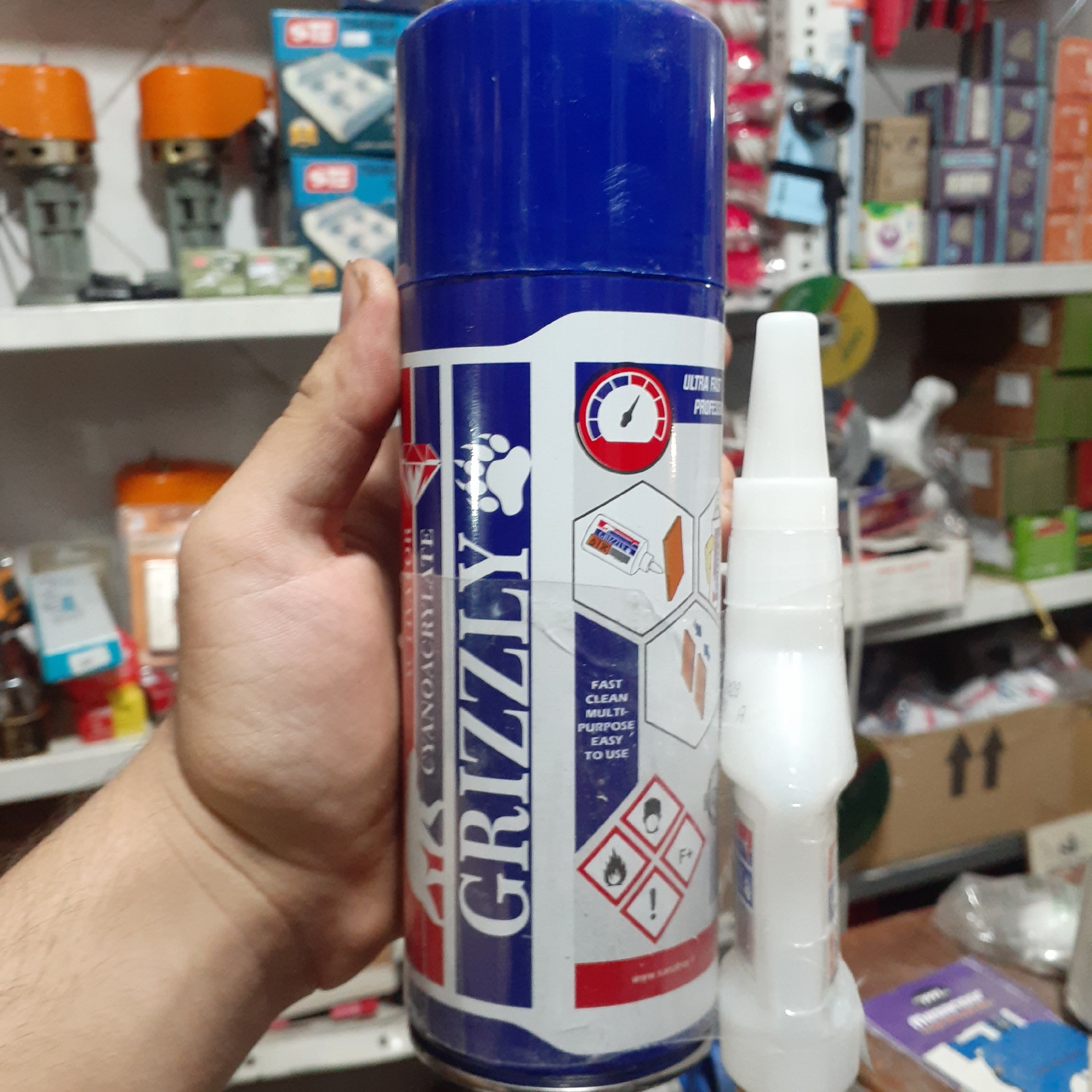 چسب 123 سایز بزرگ مارک گریزلی ( جنس خوب ) 