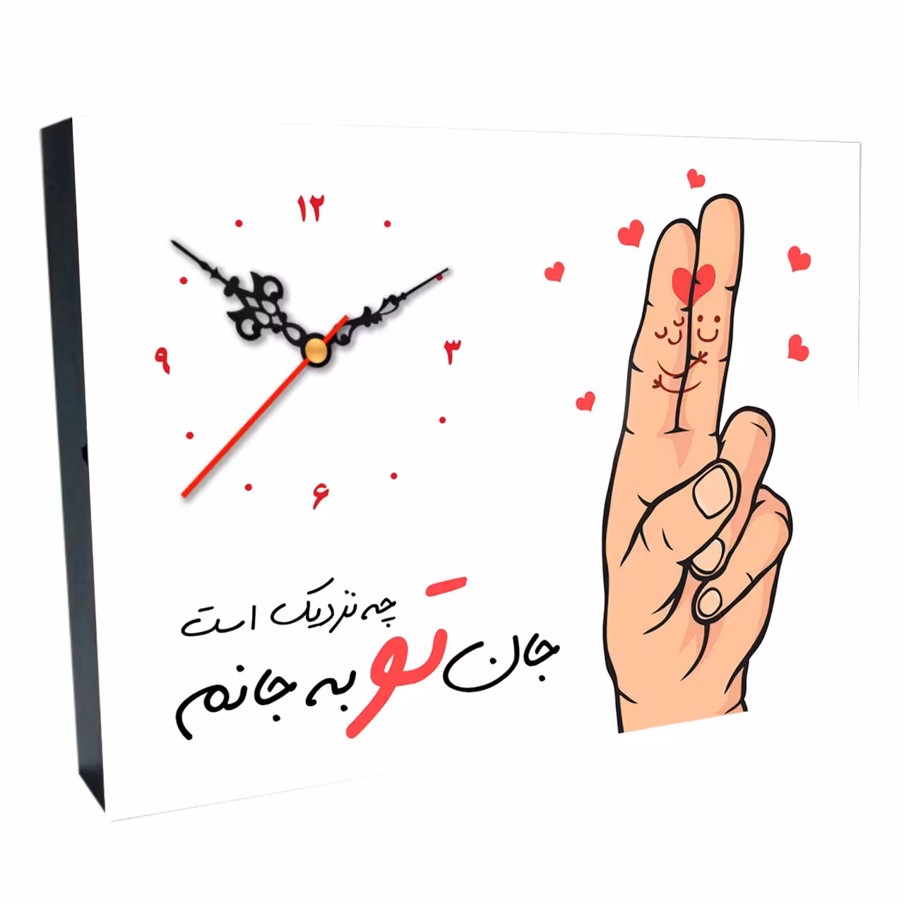 ساعت رومیزی طرح دار کد 008