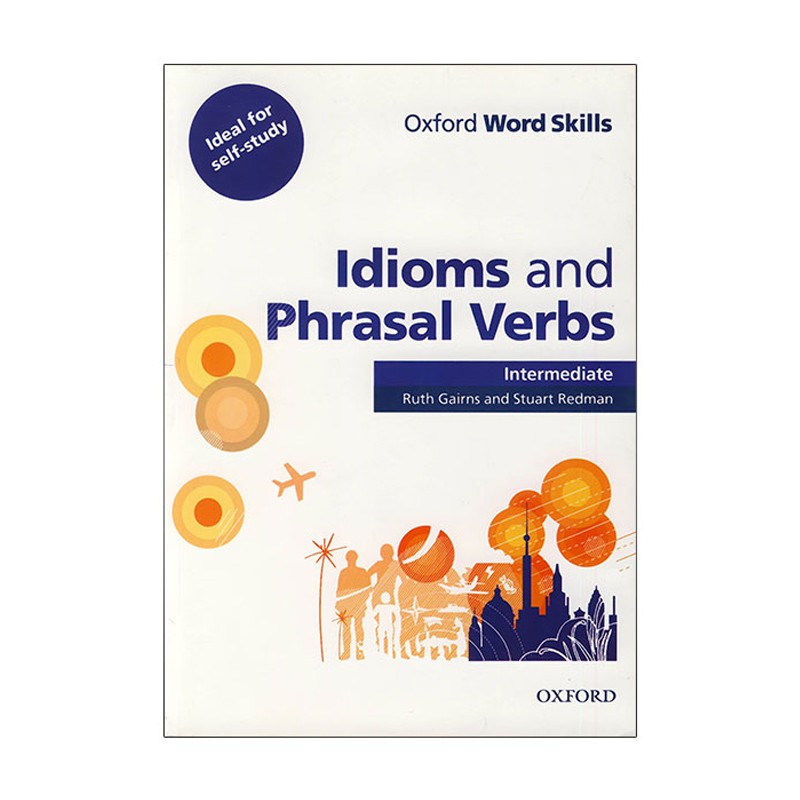 کتاب idioms and phrasal verbs intermediate  اثر stwart redman انتشارات اکسفورد رحلی