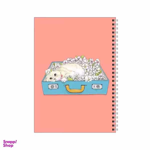 دفتر مشق 80 برگ بامبیلیپ طرح گربه و چمدان کد 7149256