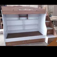 تخت خواب کودک ونوجوان دوطبقه جنس  ملامینه پویا  ابعاد80در180