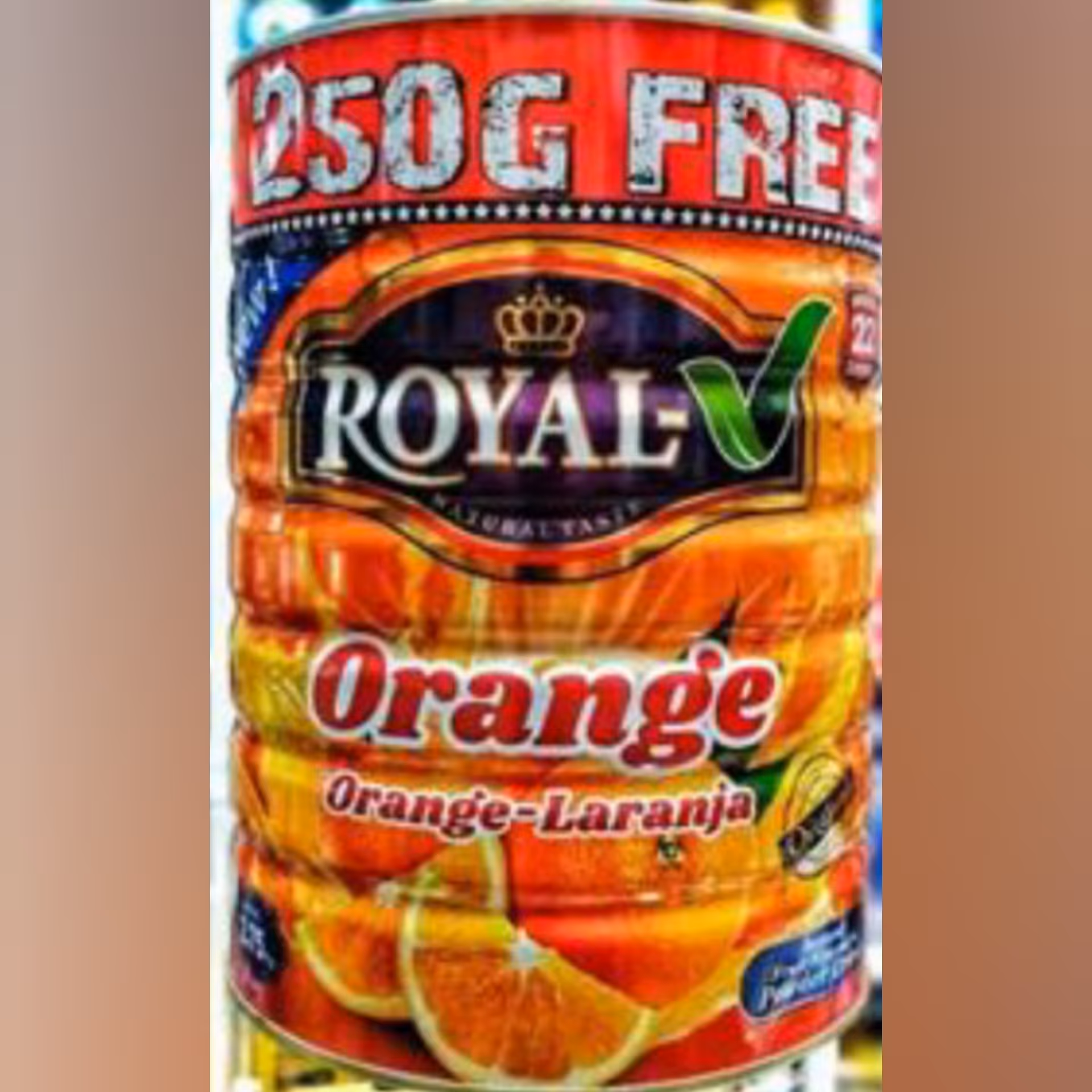 پودر شربت رویال پرتغال 2750 گرمی