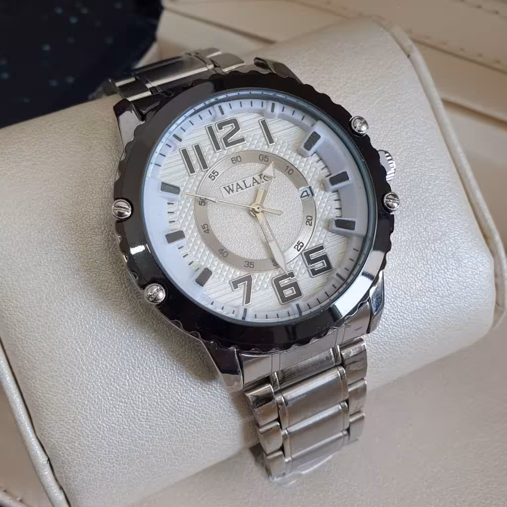 ساعت مچی مردانه والار ققل تاشو جذاب و زیبا WALAR 