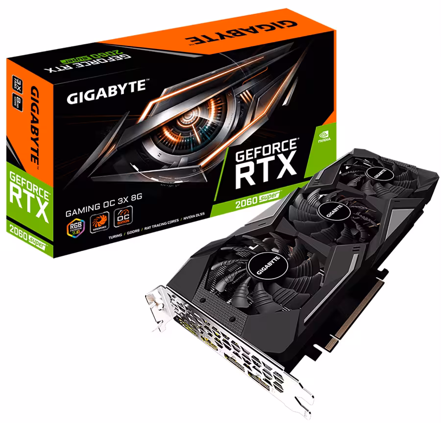 کارت گرافیک گیگابایت مدل GeForce RTX 2060 SUPER GAMING OC 3X با حافظه 8 گیگابایت
