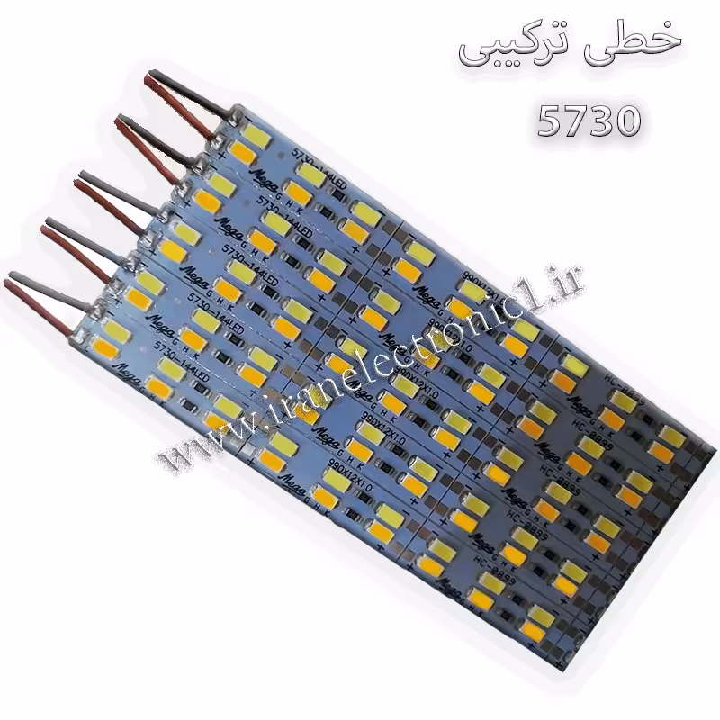 ریسه خطی دولاین ترکیبی 5730 جنس درجه یک وارداتی ورق 10 عددی smd