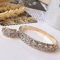 ست بینظیر نگین دار مارک xuping کاملا مشابه طلا، رنگ ثابت و بدون حساسیت، قفل مشابه طلا، زیبا و درخشان، سایزبندی 6 تا 9