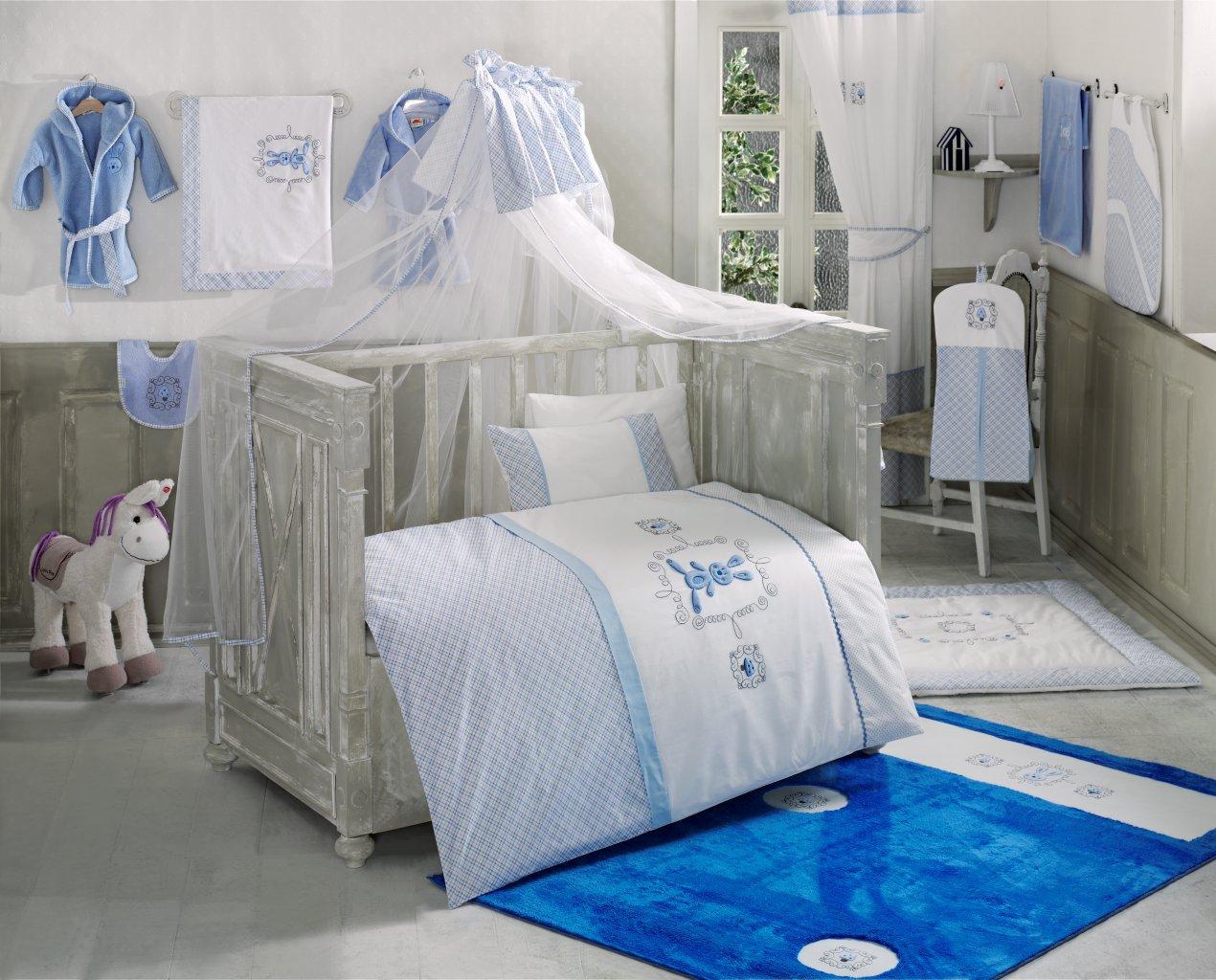 سرویس خواب 4 تکه کیدبو مدل رابیتو بلو | Kidboo rabitto blue