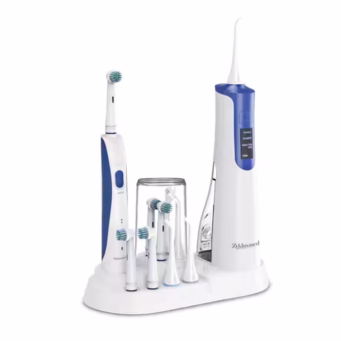 ست مسواک برقی و واترفلاسر زیکلاس مد Zyklusmed CH-16