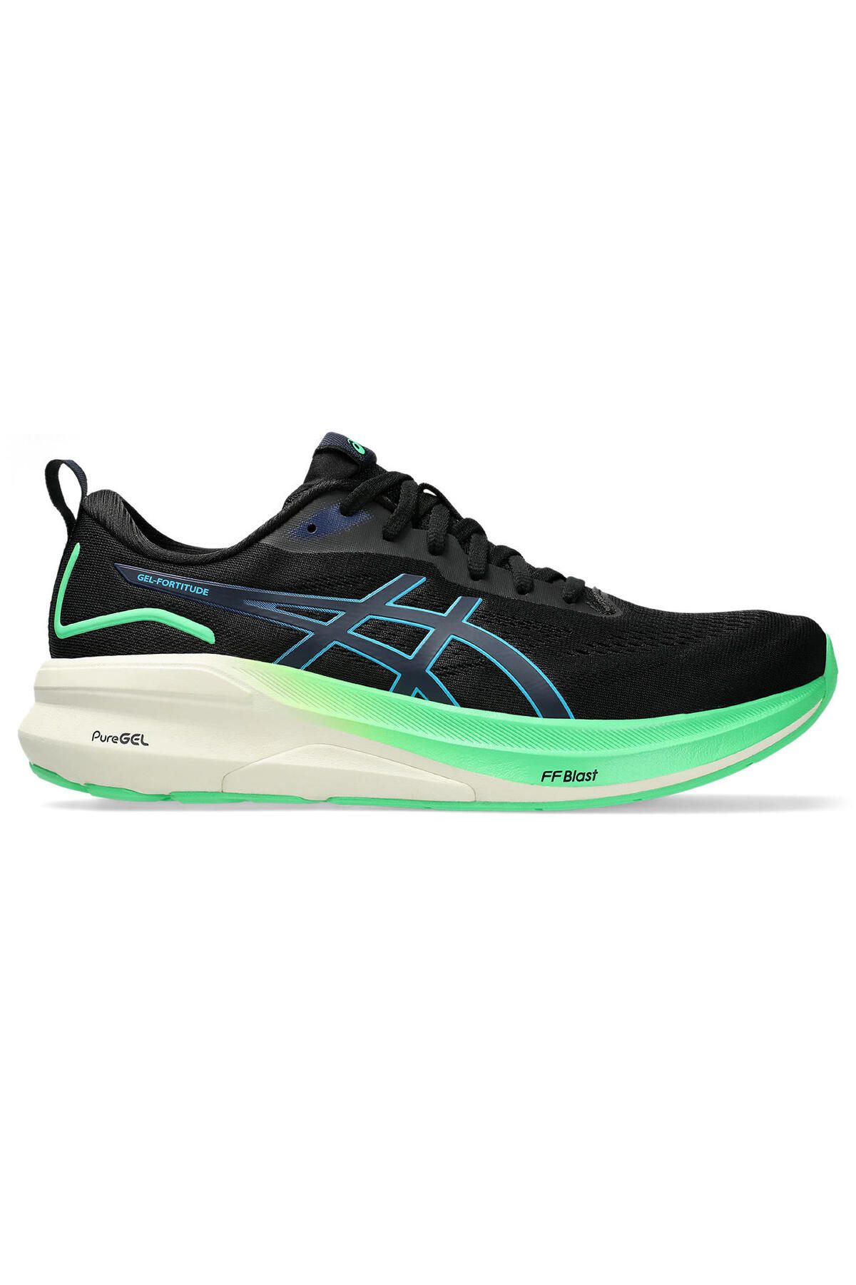 کفش دو و تمرین مشکی مردانه های ژل مدرسه 001 Asics