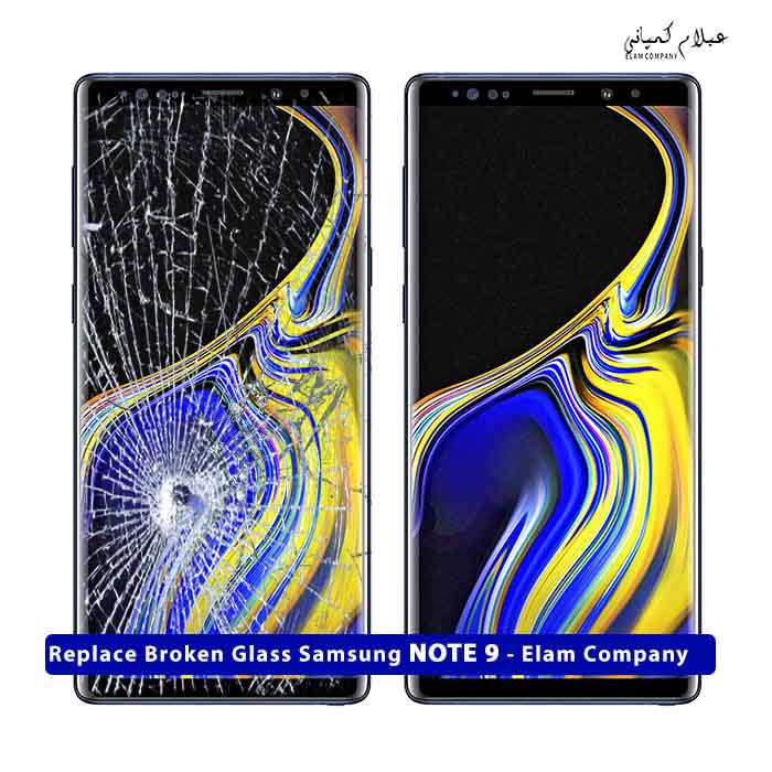 تعویض گلس تاچ ال سی دی سامسونگ NOTE 9 – ضمانتی و بدون ریسک