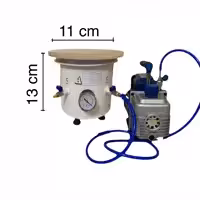 دستگاه حبابگیر قالب سیلیکونی رزین اپوکسی