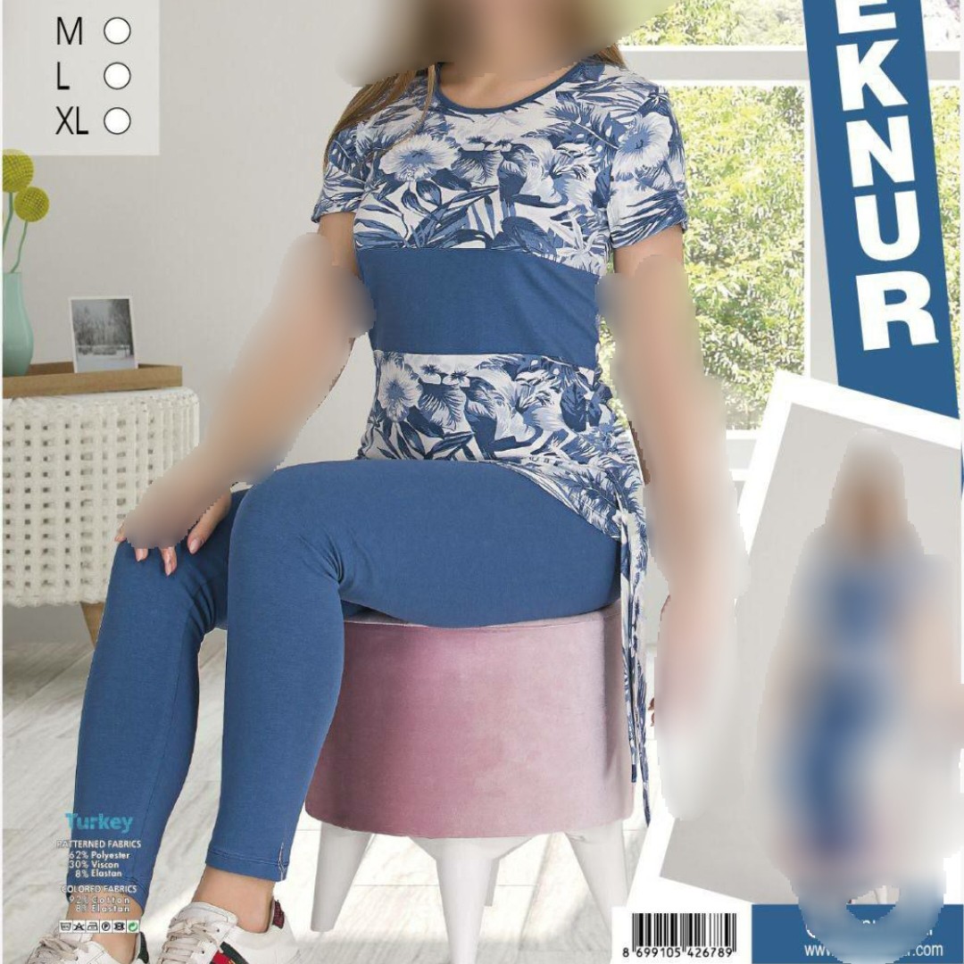 ست تیشرت شلوار زنانه سایزکوچک