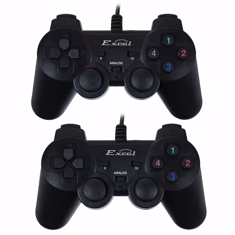 دسته بازی دوبل شوکدار Excel مدل 202