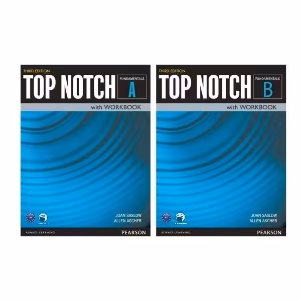Top Notch Fundamentals A and B Third Edition (مجموعه دو جلدی کتاب های تاپ ناچ فاندامنتالز ویرایش سوم) 