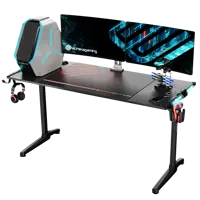 میزگیمینگ یوریکا (EUREAKA) با نور پردازی RGB سایز 60 * 148 مدل ERK GI 55B