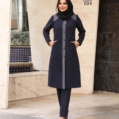 مانتو شلوار زنانه فیونا مدل ترکیبی