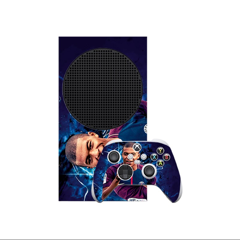 اسکین(برچسب)Xbox series s-طرح امباپهMbappe -کد2-سفارشی