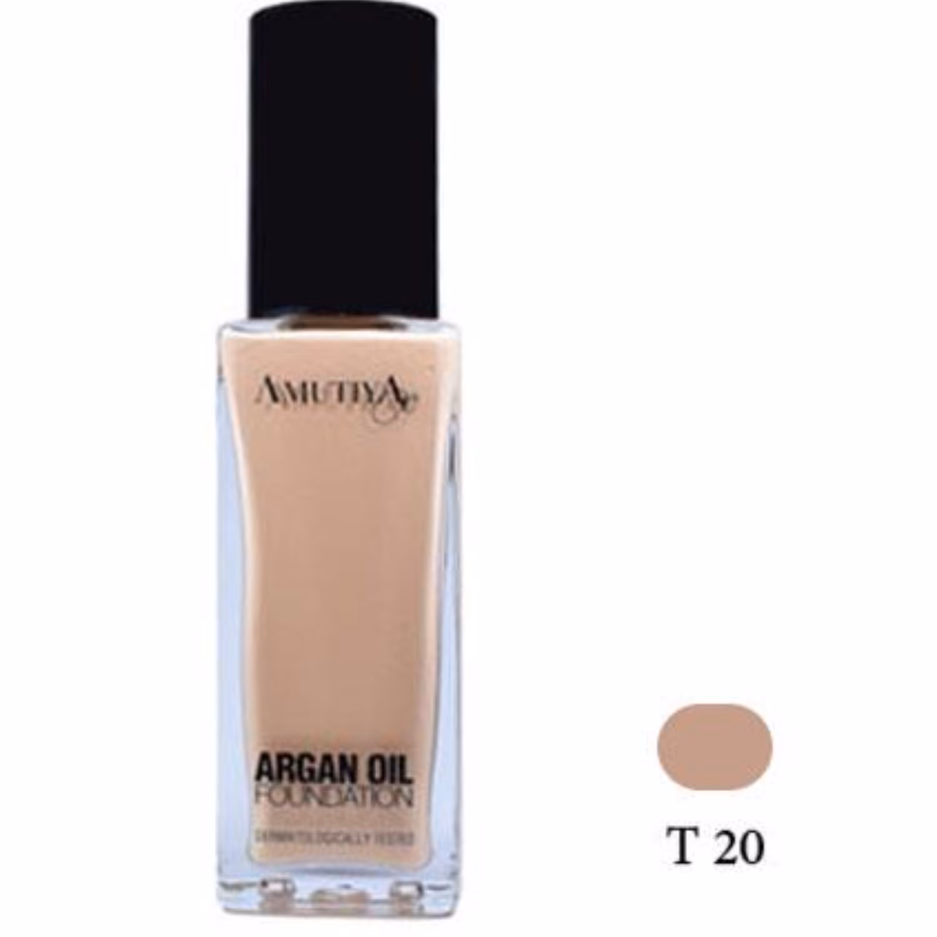 کرم پودر آموتیا مدل روغن آرگان شماره t20 حجم 30 میل