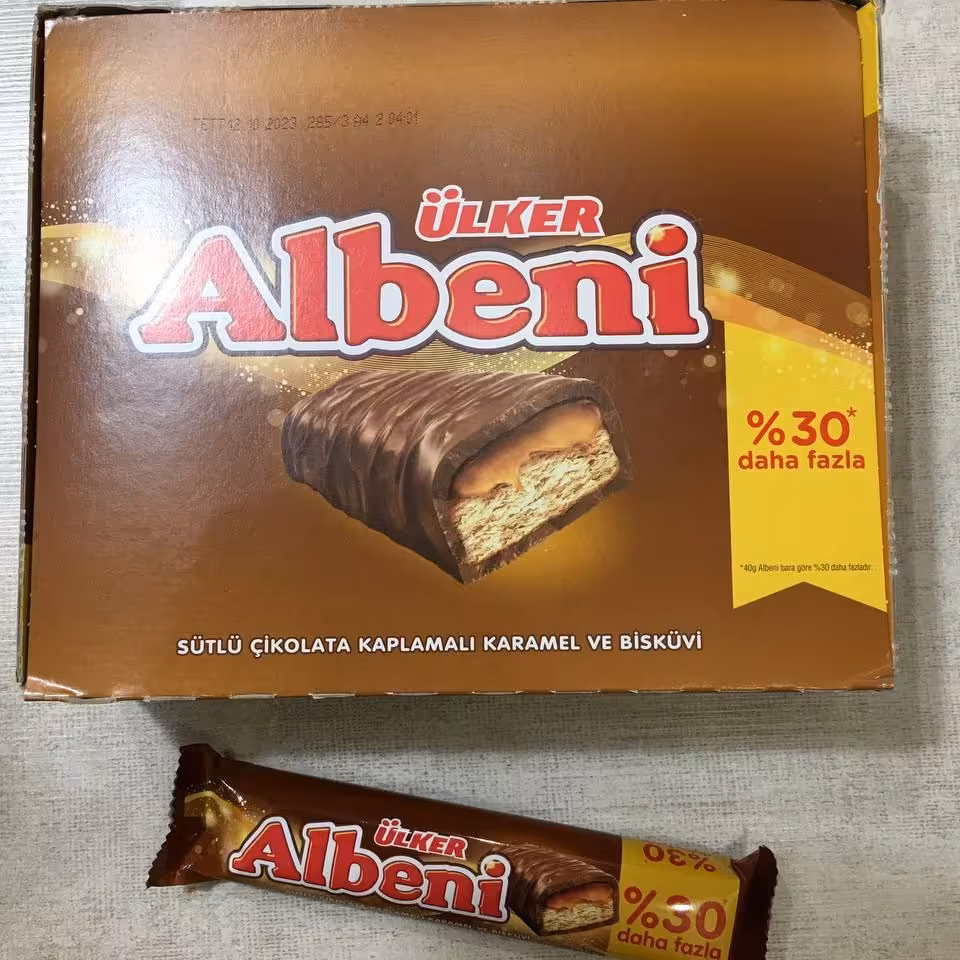 شکلات 50 گرمی آلبنی اولکر