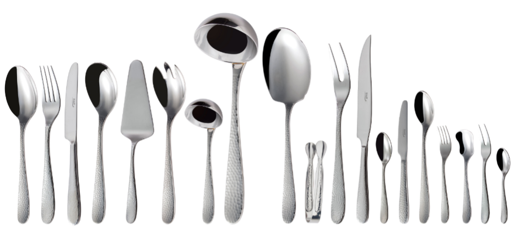 سرویس قاشق و چنگال 116 پارچه ناب استیل مدل واریان برنزی یا طلایی Nab Steel Varian 116 Pcs PVD
