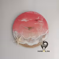 ساعت رزینی طرح دریای 