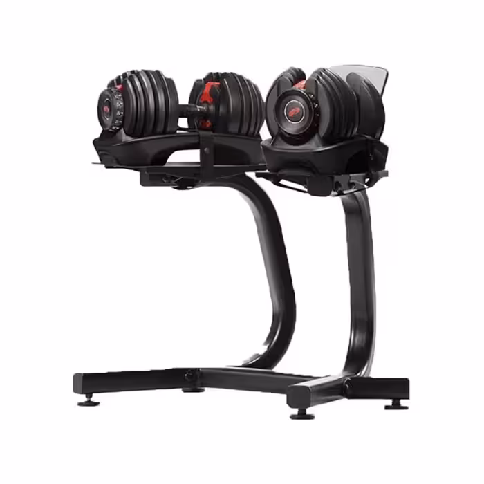 دمبل متغیر 25 کیلوگرمی پایه دار بوفلکس Bowflex بسته دو عددی
