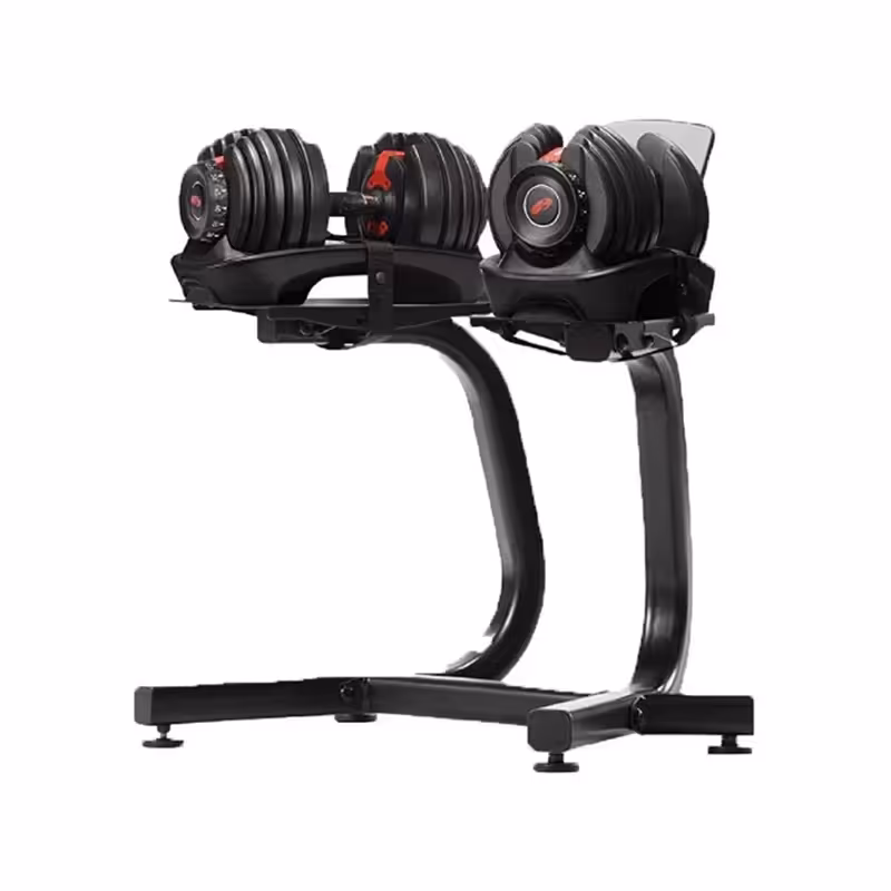 دمبل متغیر 25 کیلوگرمی پایه دار بوفلکس Bowflex بسته دو عددی