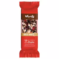خرما بار تمشک و کرنبری پارسان - 35 گرم