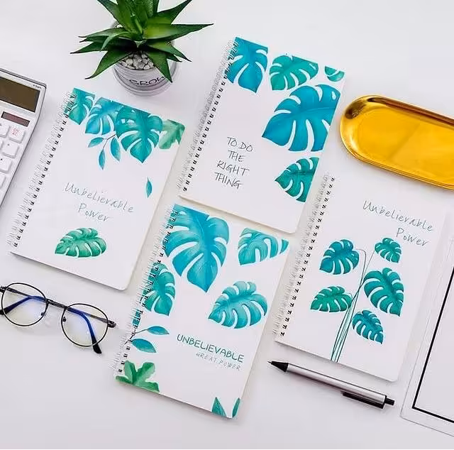 دفتر سیمی طرح برگ انجیری