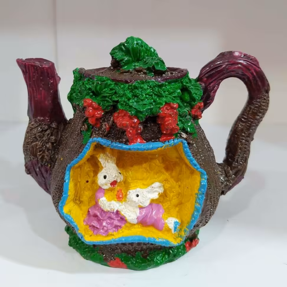 قوری دکوری رنگی