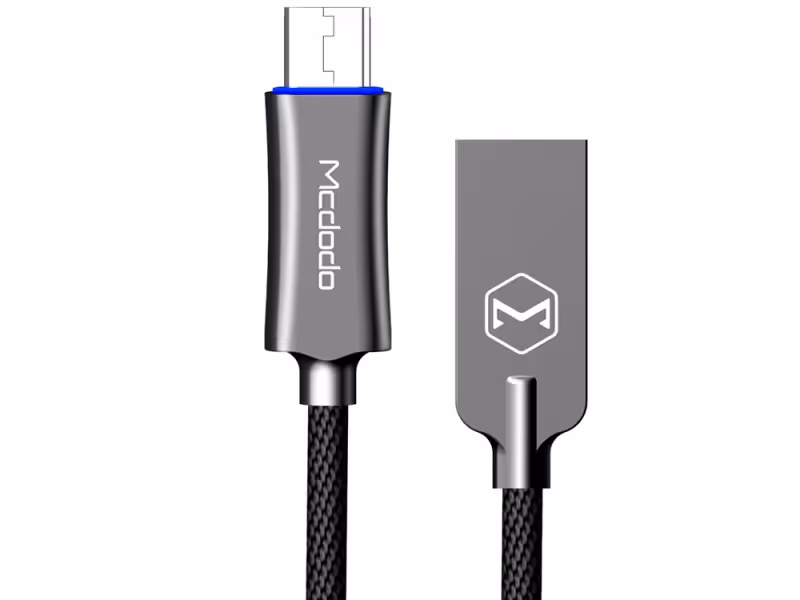 کابل شارژ سریع و انتقال داده میکرو یو اس بی مک دودو Mcdodo CA-289 Auto Disconnect MicroUSB Cable 1.5m